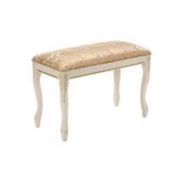 Стул деревянный Валентино патина золото / бежевый