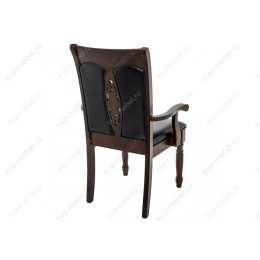 Стул деревянный Gala dirty oak / black