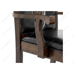Стул деревянный Gala dirty oak / black