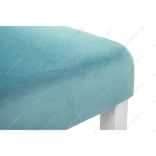 Стул деревянный Amelia white / fabric tiffany