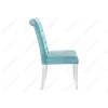 Стул деревянный Amelia white / fabric tiffany