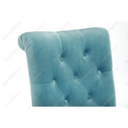Стул деревянный Amelia white / fabric tiffany
