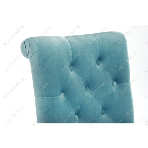 Стул деревянный Amelia white / fabric tiffany
