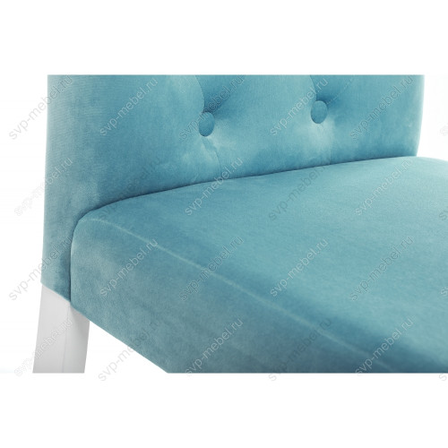 Стул деревянный Amelia white / fabric tiffany