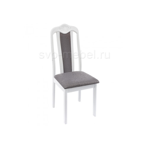 Стул деревянный Aron Soft white / light grey