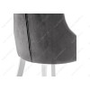 Стул деревянный Elegance white / fabric grey