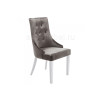 Стул деревянный Elegance white / fabric grey