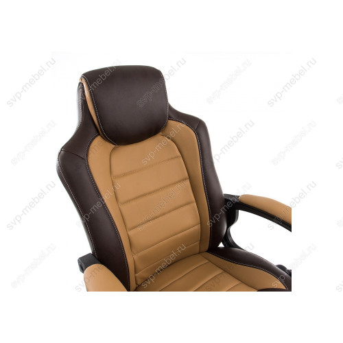 Компьютерное кресло Kadis коричневое / бежевое