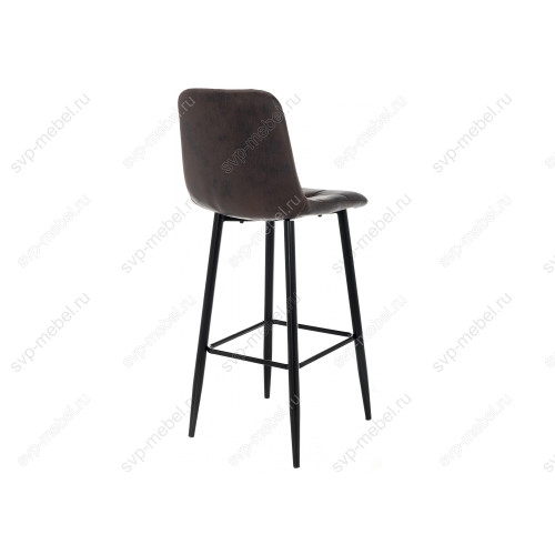 Барный стул Chio black / dark brown