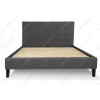 Кровать Veronika 160х200 dark grey