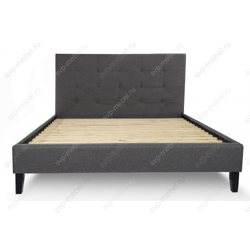 Кровать Veronika 160х200 dark grey