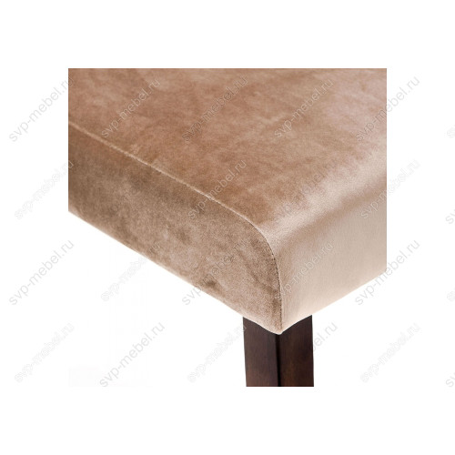 Стул деревянный Amelia dark walnut / fabric beige