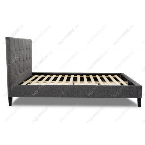 Кровать Veronika 160х200 dark grey