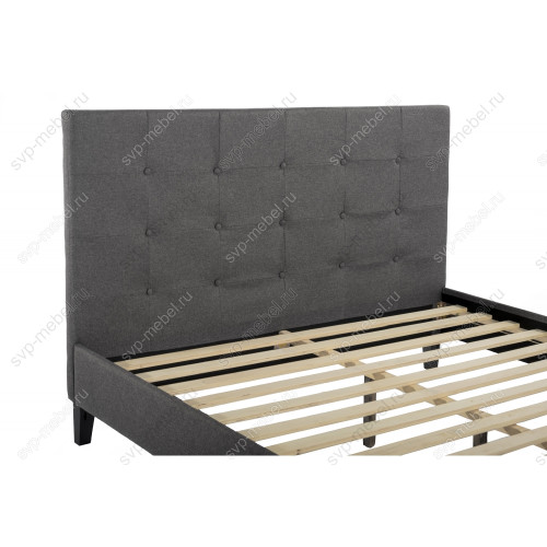 Кровать Veronika 160х200 dark grey