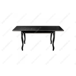 Стол деревянный Каллисто патина серебро