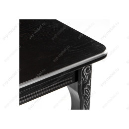 Стол деревянный Каллисто патина серебро