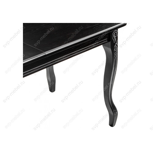 Стол деревянный Каллисто патина серебро