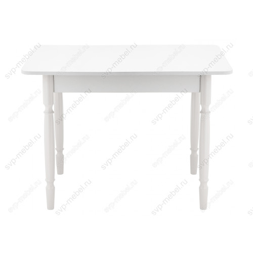 Стол деревянный Вуди белый глянец