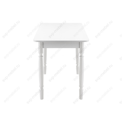 Стол деревянный Вуди белый глянец