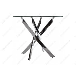 Стол стеклянный Komo 90 Chrome