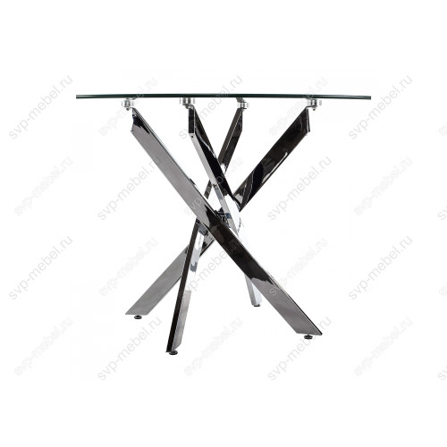 Стол стеклянный Komo 90 Chrome