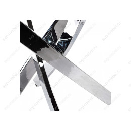 Стол стеклянный Komo 90 Chrome