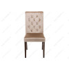 Стул деревянный Amelia dark walnut / fabric beige