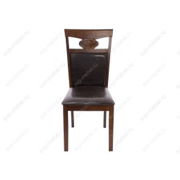 Стул деревянный Luiza dirty oak / dark brown