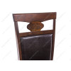 Стул деревянный Luiza dirty oak / dark brown