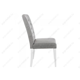 Стул деревянный Menson white / fabric pebble