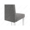 Стул деревянный Menson white / fabric pebble