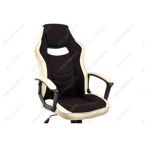 Компьютерное кресло Gamer черное / бежевое