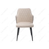 Стул Velen dark brown / beige fabric