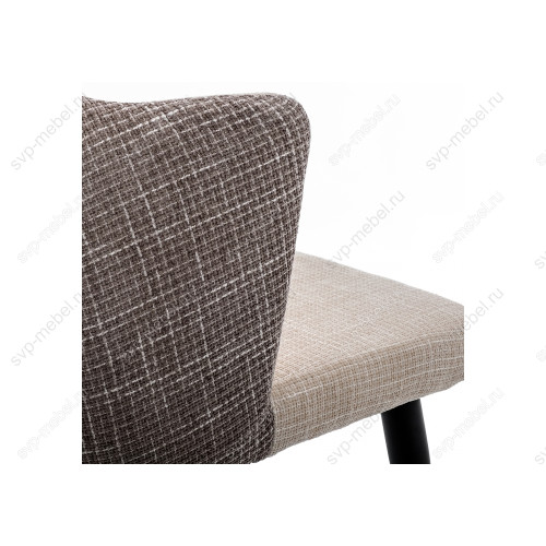 Стул Velen dark brown / beige fabric