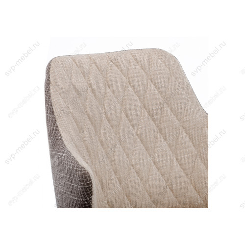 Стул Velen dark brown / beige fabric