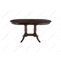 Стол деревянный Кантри 120 орех с коричневой патиной