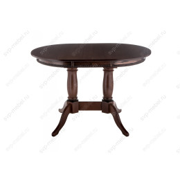 Стол деревянный Кантри 120 орех с коричневой патиной