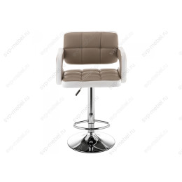 Барный стул Bent бежевый / белый