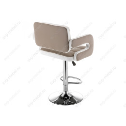 Барный стул Bent бежевый / белый