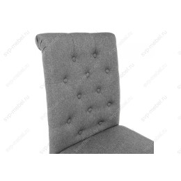 Стул деревянный Amelia dark walnut / fabric grey
