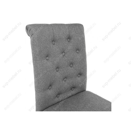 Стул деревянный Amelia dark walnut / fabric grey