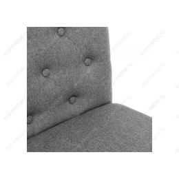 Стул деревянный Amelia dark walnut / fabric grey