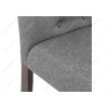Стул деревянный Amelia dark walnut / fabric grey
