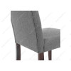Стул деревянный Amelia dark walnut / fabric grey