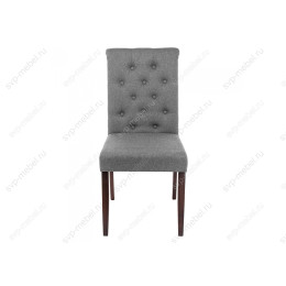 Стул деревянный Amelia dark walnut / fabric grey