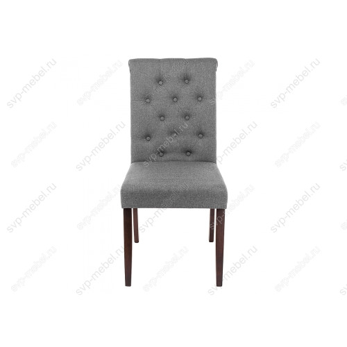 Стул деревянный Amelia dark walnut / fabric grey