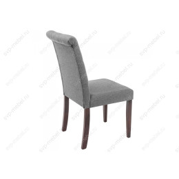 Стул деревянный Amelia dark walnut / fabric grey