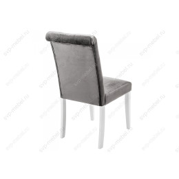Стул деревянный Amelia white / fabric grey