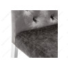 Стул деревянный Amelia white / fabric grey