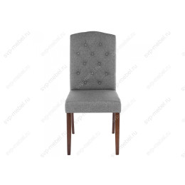 Стул деревянный dark walnut / fabric grey